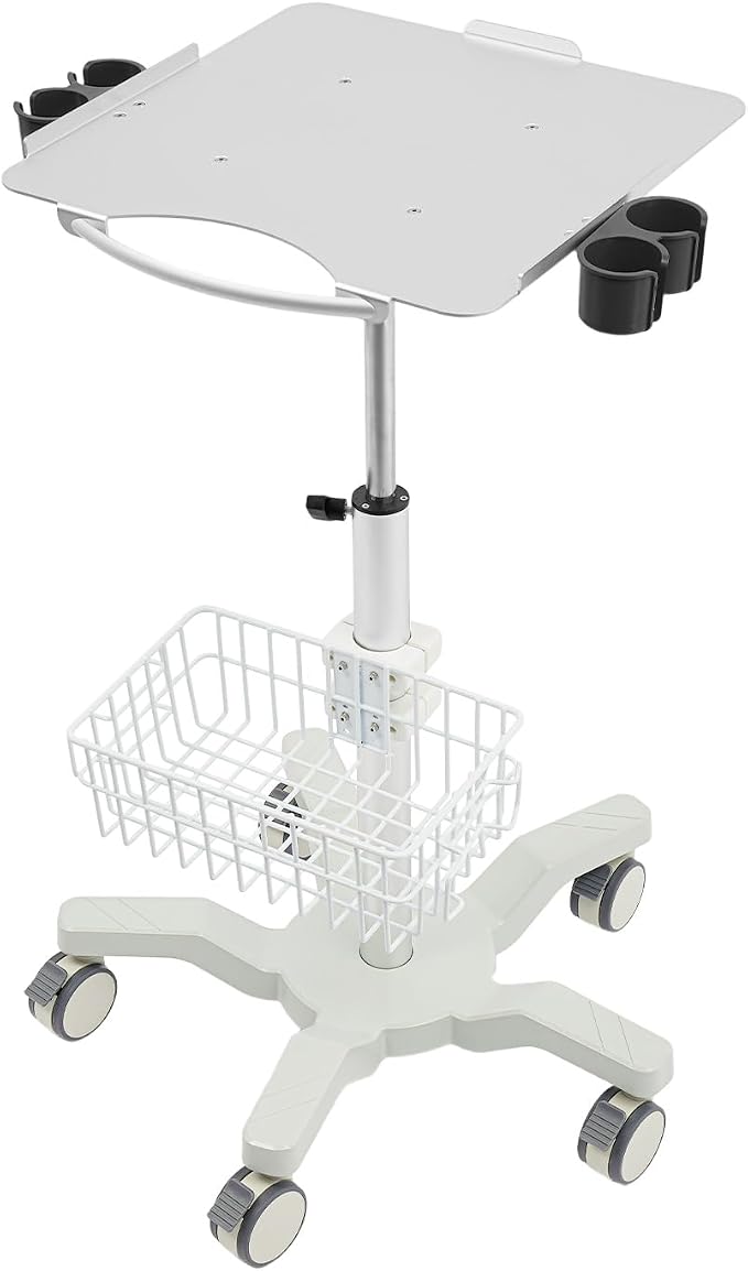 Medical Trolley Cart with Locking Wheels - Image 5