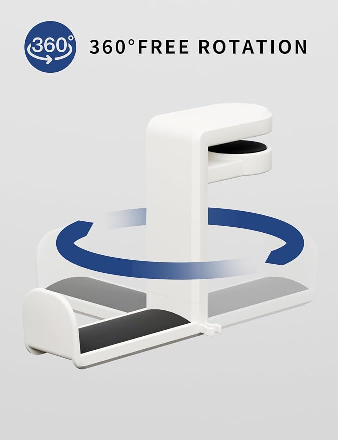 Headphone Hook - Under Desk Headphone Holder - Image 2