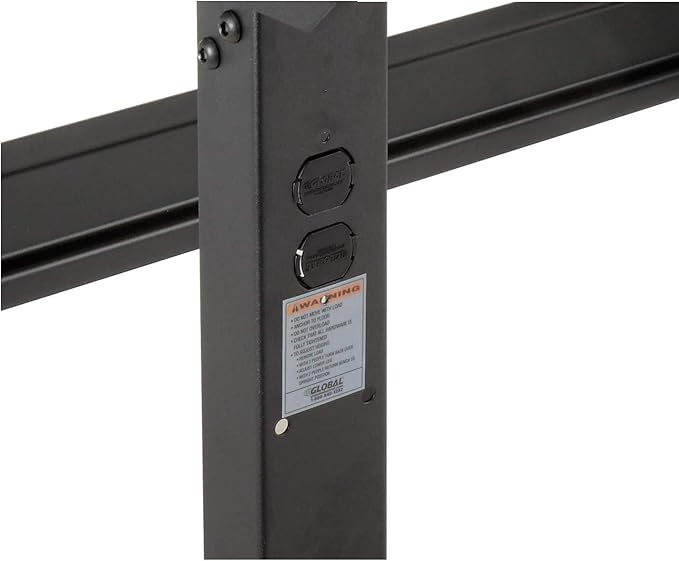 Global Industrial Adjustable Height Workbench C-Channel Leg, 1-3/4" 12-Gauge - Image 7