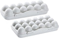 2pcs Refrigerator Egg Storage Bin Large Capacity Egg Holder by ROMISBABA