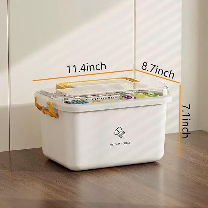 Plastic Medicine Storage Organizer & First Aid Box, Medicine Box - Image 3