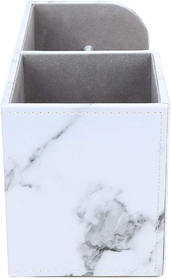KINGFOM Desk Organizer Office Supplies Caddy Pu Leather Multi-function Storage - Image 8