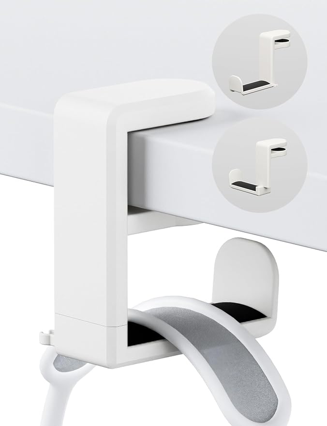 Headphone Hook - Under Desk Headphone Holder by Celerion