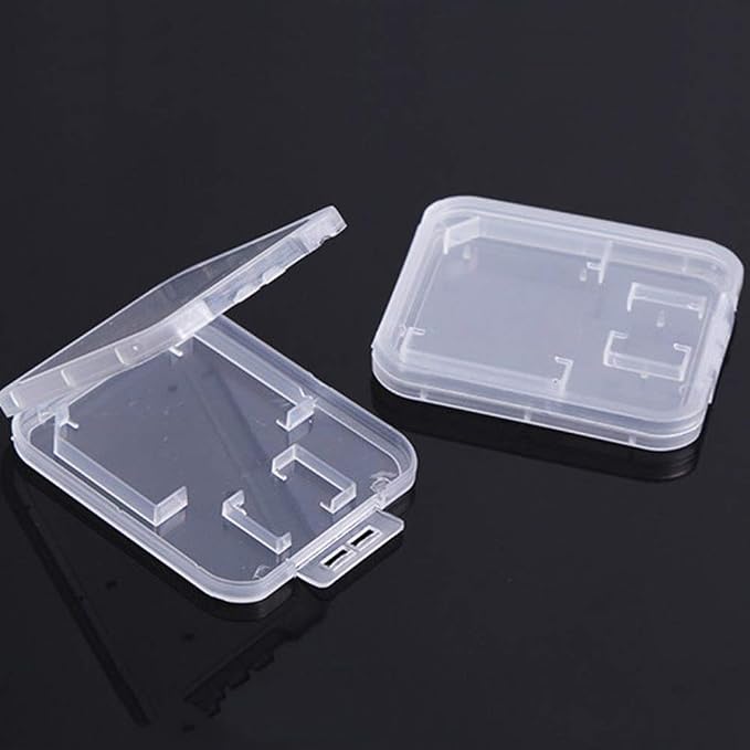 Clear Plastic Memory Card Case Compatible - Image 3
