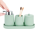 Green Bathroom Accessories Set by Deobath