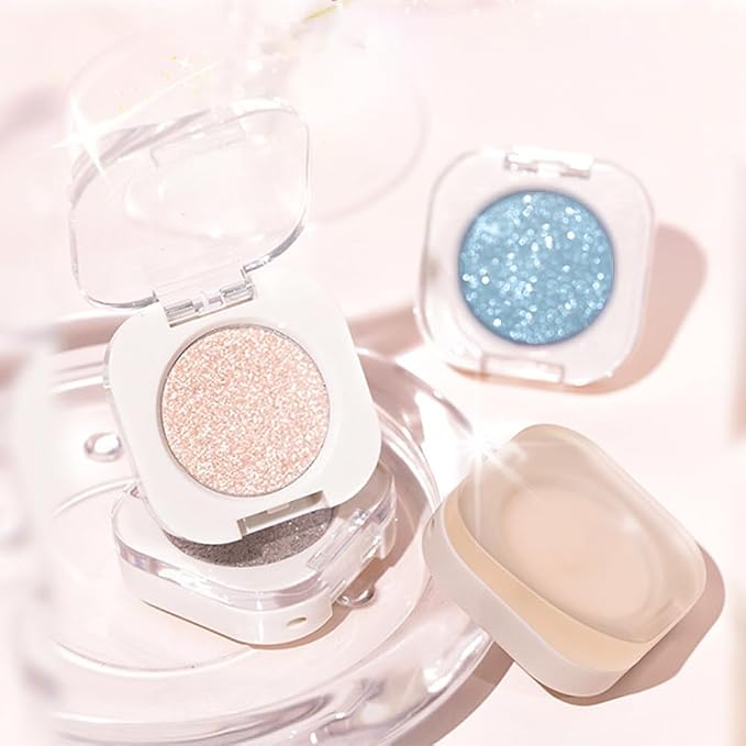 Light Pink Peach Single Matte Eyeshadow Makeup, Neutral Powde Eye Shadow - Image 6