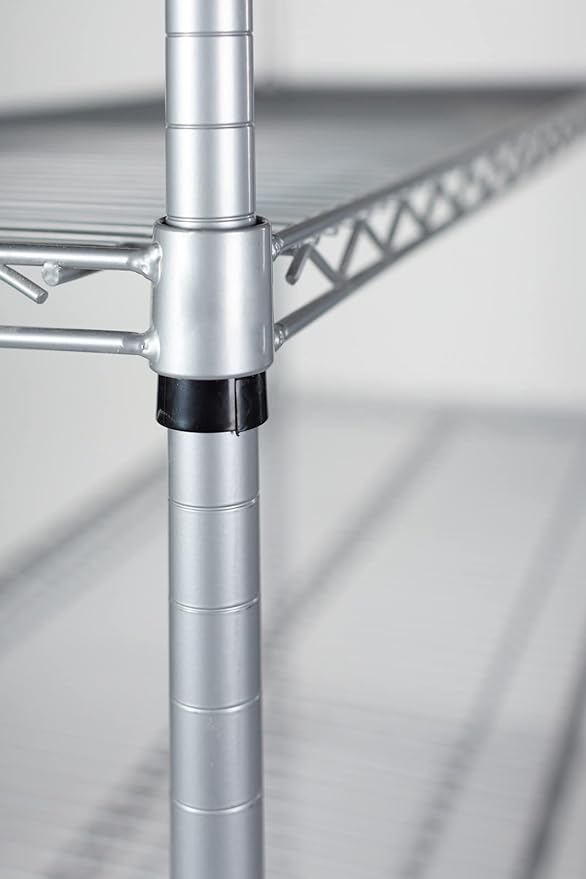 Omega 18" Deep x 24" Wide x 36" High 3 Tier Gray Starter Shelving Unit - Image 5