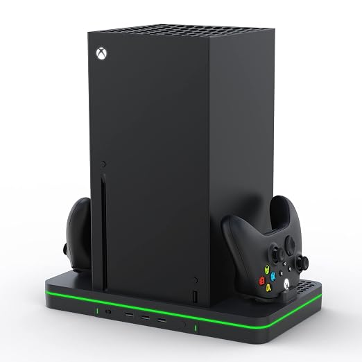 Charging Stand with Cooling Fan, CODOGOY Vertical Stand Compatible with Xbox by Makeabetterlife%7E