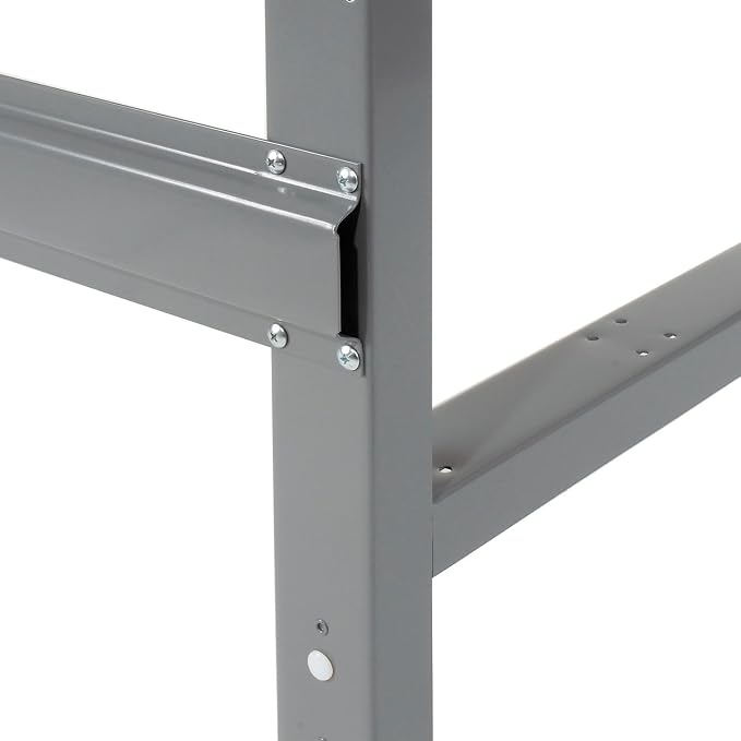 Global Industrial Mobile Adjustable Height Workbench, Shop Square Edge - Image 7