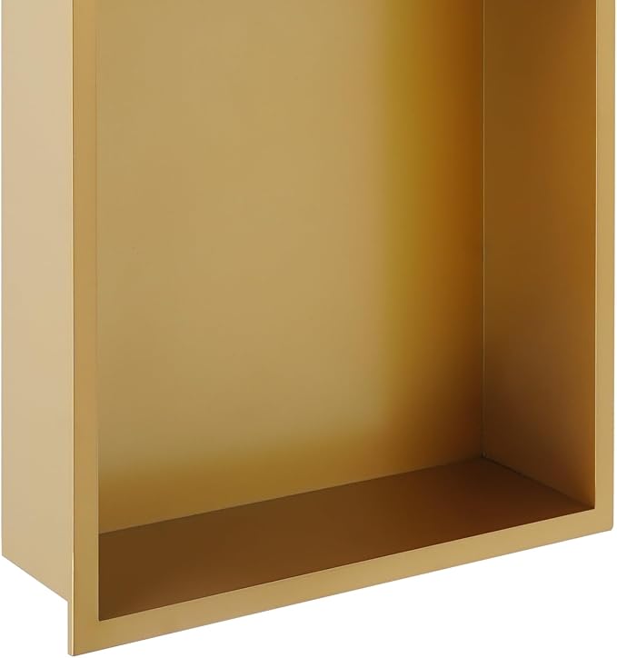 13" X 31" Stainless Steel Shower Niche, Rimless Bathroom Wall Niche - Image 9