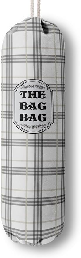 Classic Buffalo Check Plaid Grocery Bags Holder Organizer by HiLus