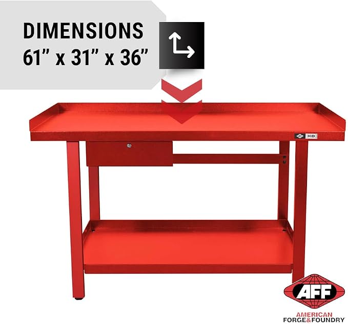 AFF 3995 Heavy-Duty Workbench, 1 Drawer, 300 lb Capacity - Image 6