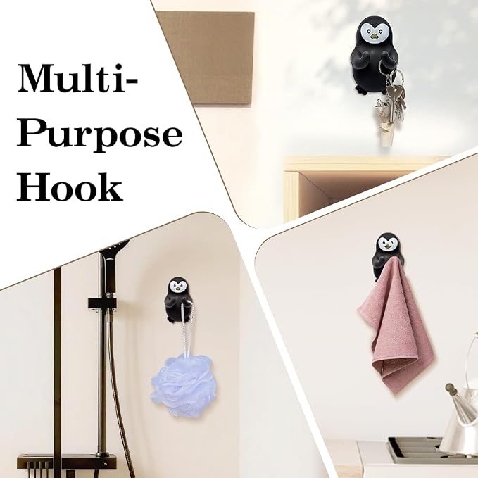 Cute Penguin Razor Holder Shower, Animals Bathroom Decor, Cute Gadgets Leg - Image 5