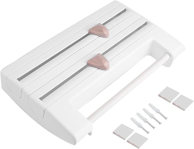GOTOTOP Kitchen Cling Film Holder, WallMounted Organizer - Image 6