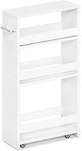 MARTY White Slim Storage Cart by MARTY