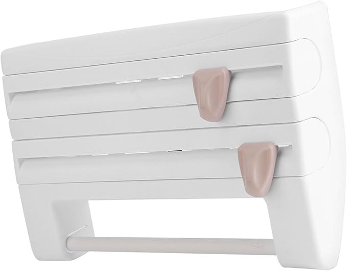 GOTOTOP Kitchen Cling Film Holder, WallMounted Organizer - Image 9