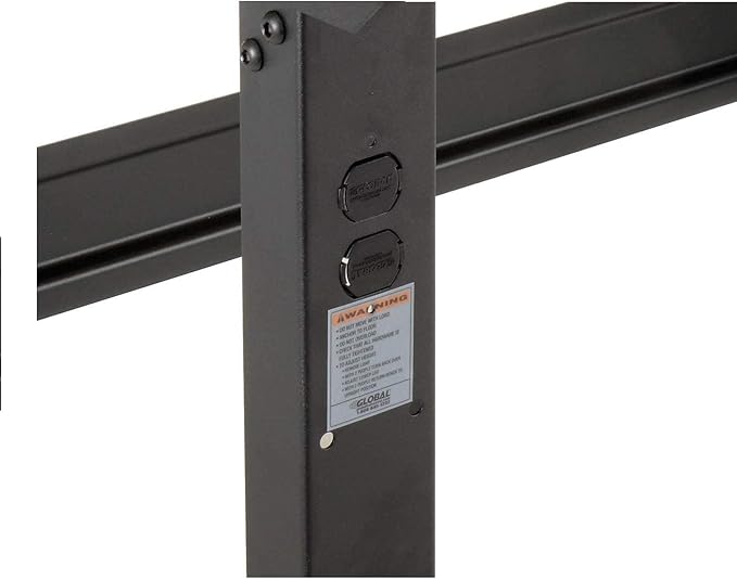 Global Industrial Adjustable Height Workbench C-Channel Leg, 1-3/4" Birch Top - Image 4