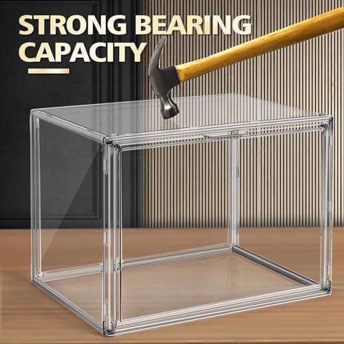 10 Pack Clear Thicken Sturdy Shoe Storage Organizer - Image 3