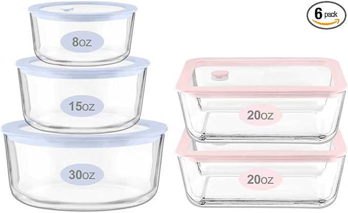 Urban Green Glass Food Container Set by LiveaLifeEasierandGreener