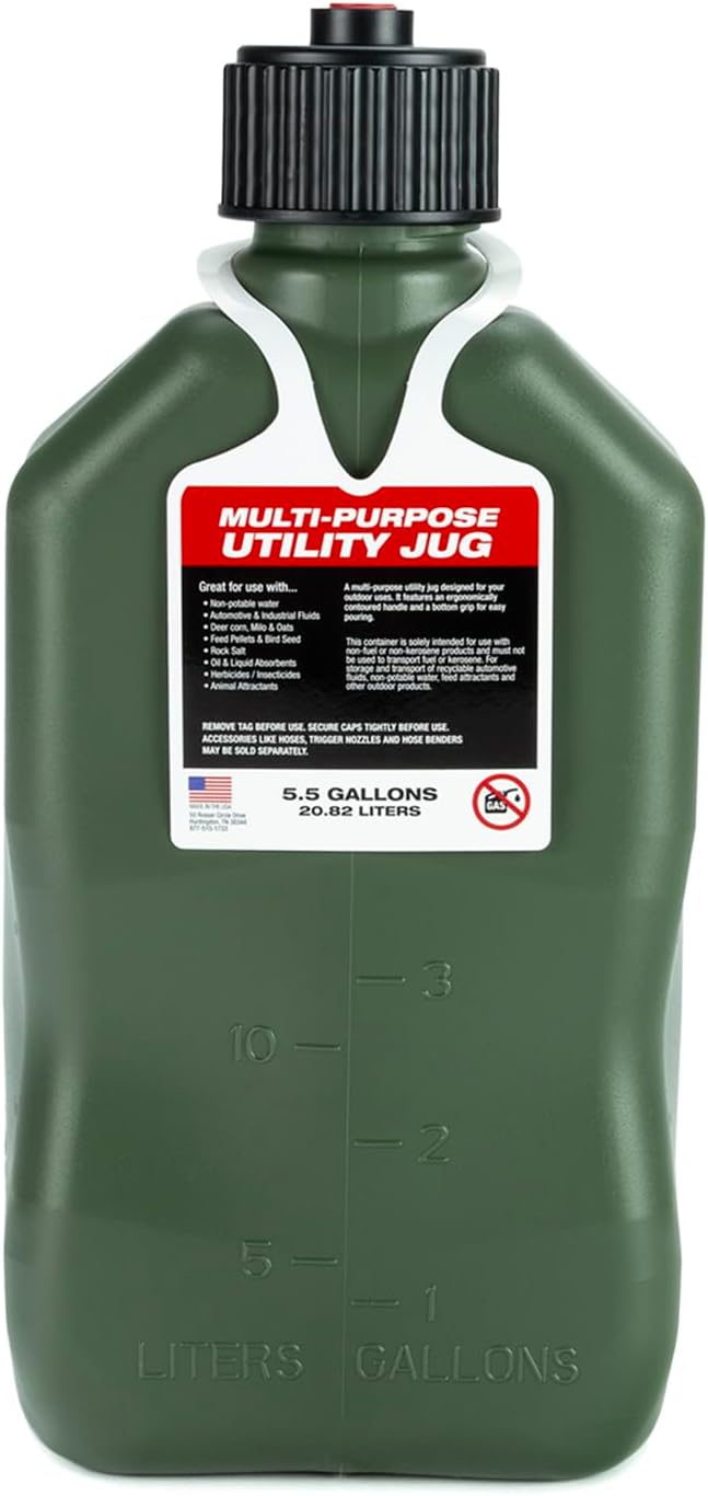 VP Racing 3846-CA, 5.5 Gallon Motorsports Jug Camo Square w/Hose - Image 4