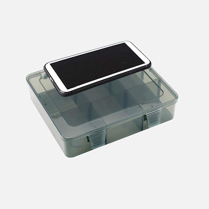 2 Pack Plastic Storage Organizer Box, Storage Container, Jewelry Organizer - Image 2