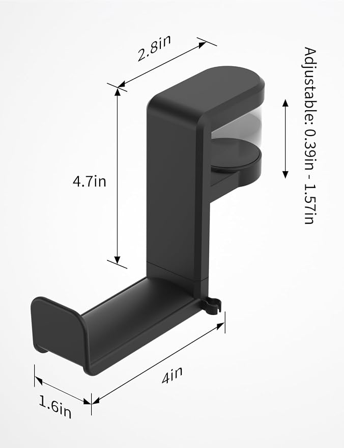 Headphone Hook - Under Desk Headphone Holder - Image 7