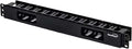 Navepoint 1U Horizontal 19-Inch Rack Mount Cable Management Raceway Duct Panel by NavePoint