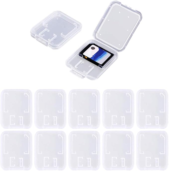 Clear Plastic Memory Card Case Compatible - Image 7