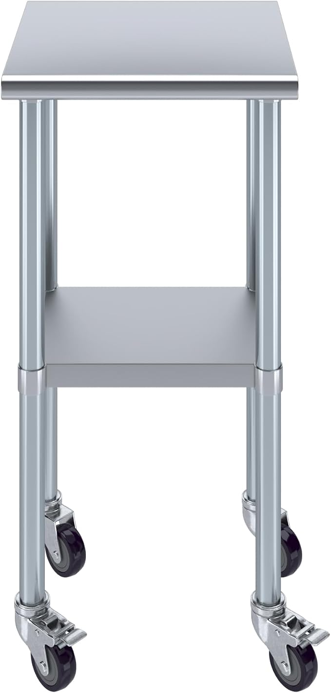 AmGood 18" Long x 18" Deep Stainless Steel Table - Image 2