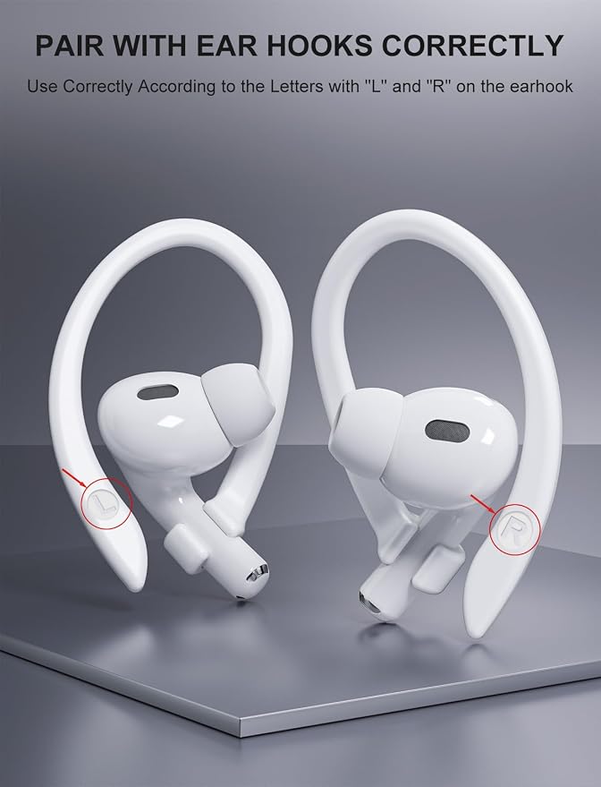 2 Pairs Ear Hooks Compatible - Image 4