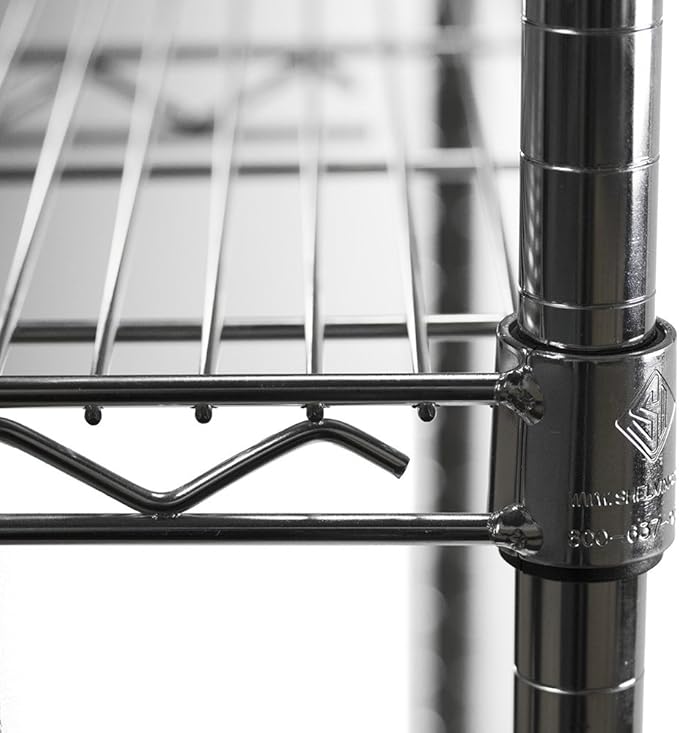 Shelving Inc. 8" d x 8" w Chrome Wire Shelving - Image 5