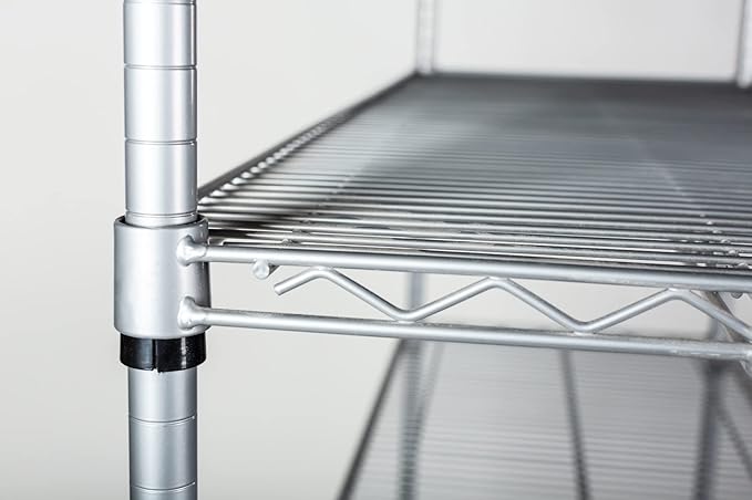 Omega 12" Deep x 30" Wide x 96" High 3 Tier Gray Starter Shelving Unit - Image 6