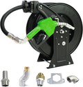 Fuel Hose Reel, 3/4"X50' Retractable Ratchet Spring Driven Diesel Hose Reel by Qualityyoucantrust