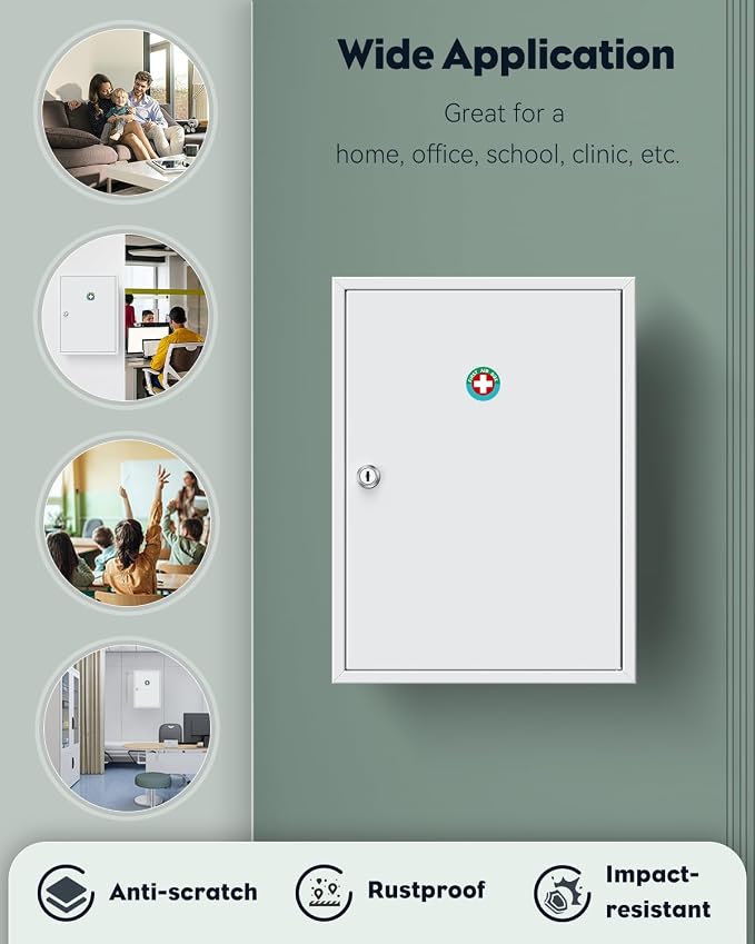 Uniclife Wall Mount Medicine Cabinet - Image 7