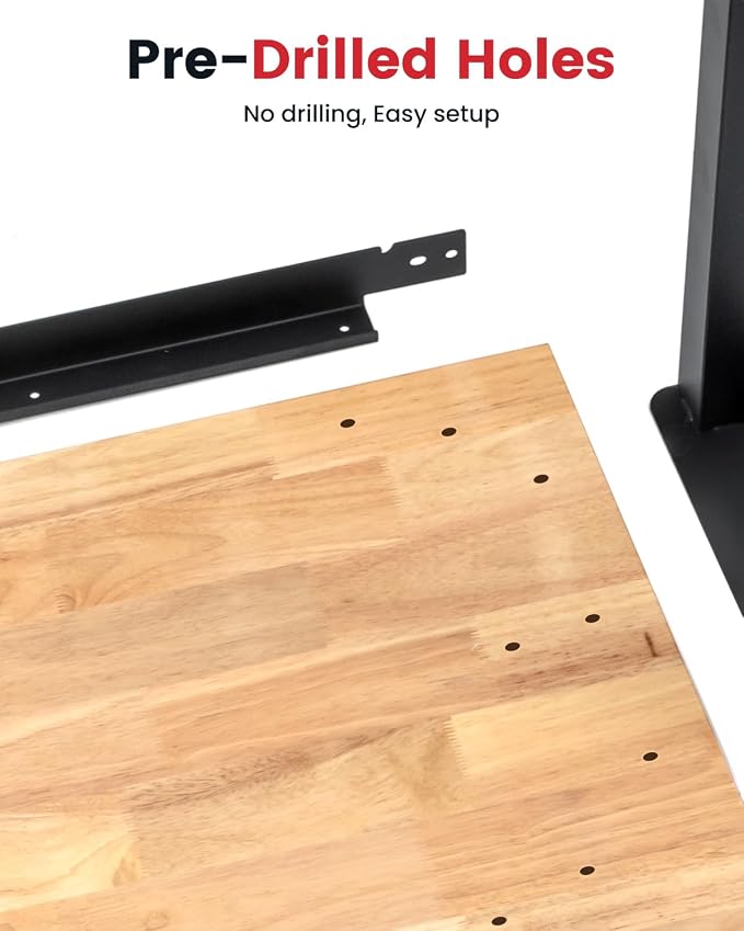 Work Bench 41 Inch Workbench for Garage Adjustable Height Heavy Duty Work Table - Image 6