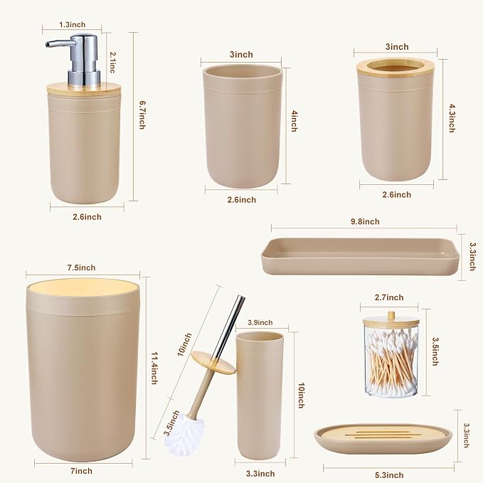 iMucci Bathroom Accessories Set - - Image 7