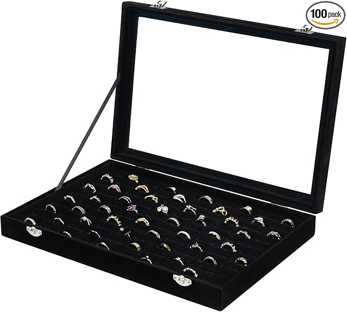 Ring Organizer for Jewelry, Ring Holder Box by Cirhy