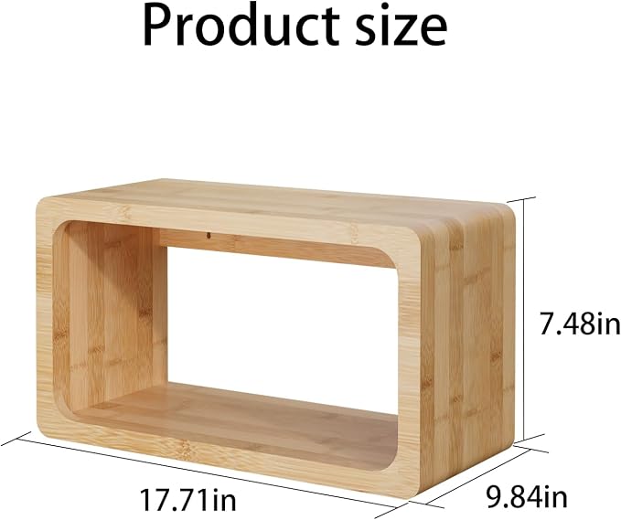 Bamboo Floating Nightstand - Image 2