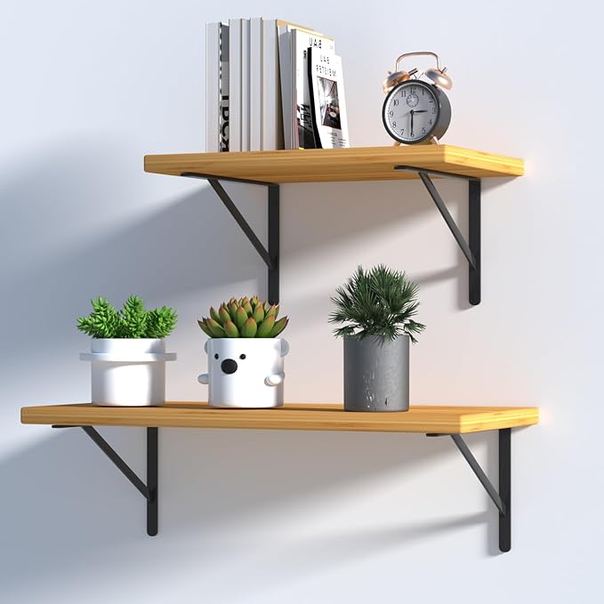 32 Pack L14 x H 10" Black Heavy Duty Shelf Brackets - Image 4