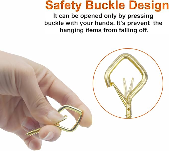 35PCS Eye Screw Hooks for Hanging Heavy Duty - Image 4