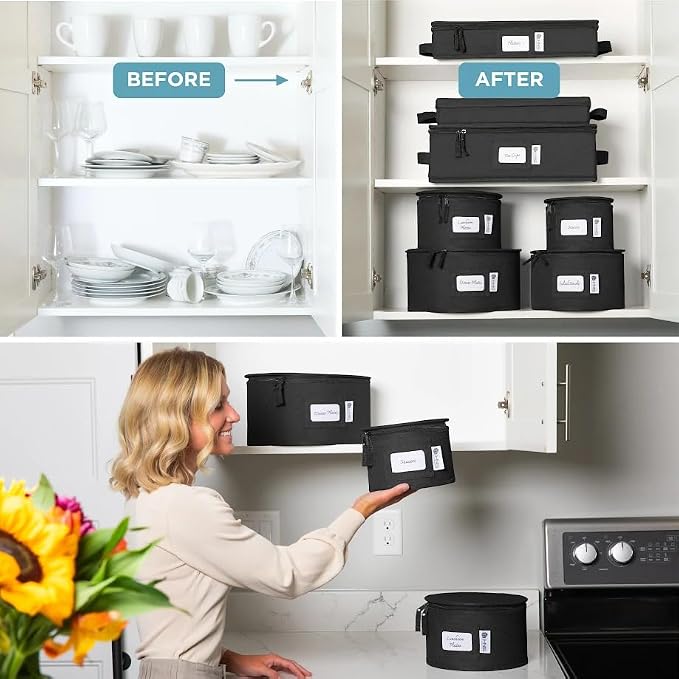 Hard Shell China Storage Containers 8-Piece Set Moving Boxes - Image 6