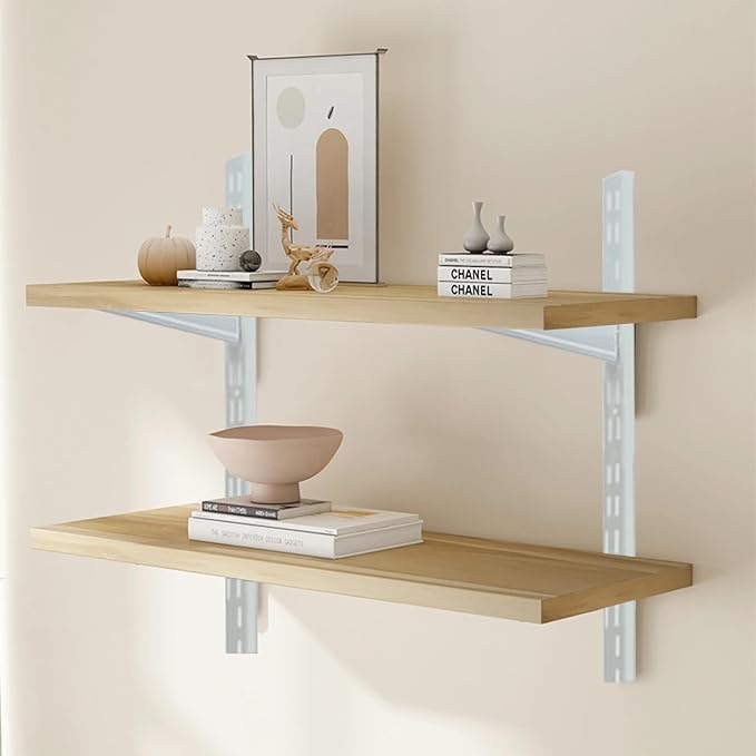 10 Pack 9‑Inch Adjustable Wire Shelf Brackets – Heavy‑Duty Double‑Track Closet - Image 6