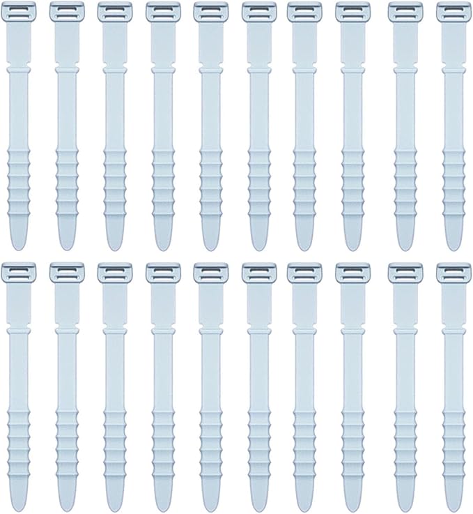Reusable Silicone Zip Ties Cord Organizer: Silicone Cable Ties Straps - Image 7