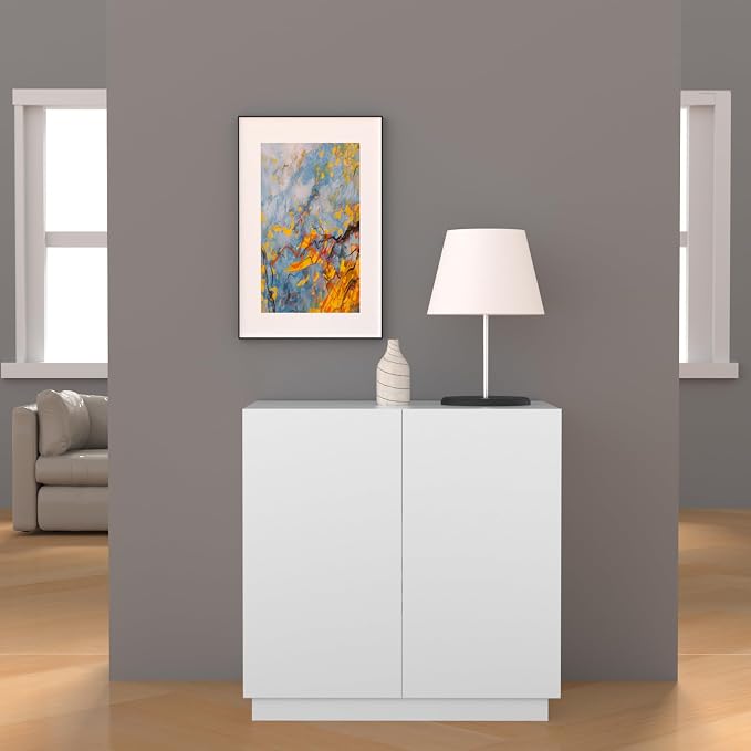 Large/Tall Litter Box Enclosure, Modern Wooden Litter Box Furniture - Image 7