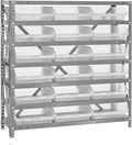 Quantum Storage Systems 1839-110CL Clear-View Sloped Shelving Unit by QuantumStorageSystems