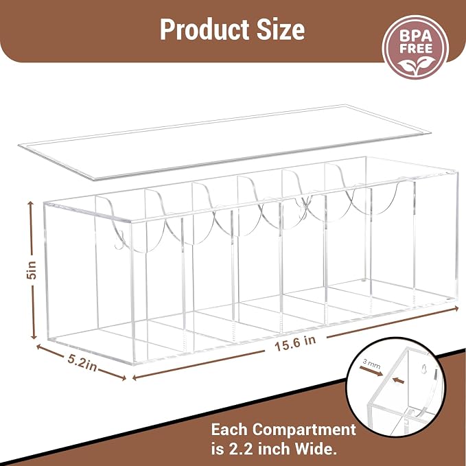 Acrylic Belt Organizer for Closet - Image 6