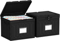 Oterri Plastic File Box with Lid by Oterri