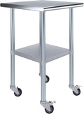 AmGood 24" Long x 24" Deep Stainless Steel Table by AmGood