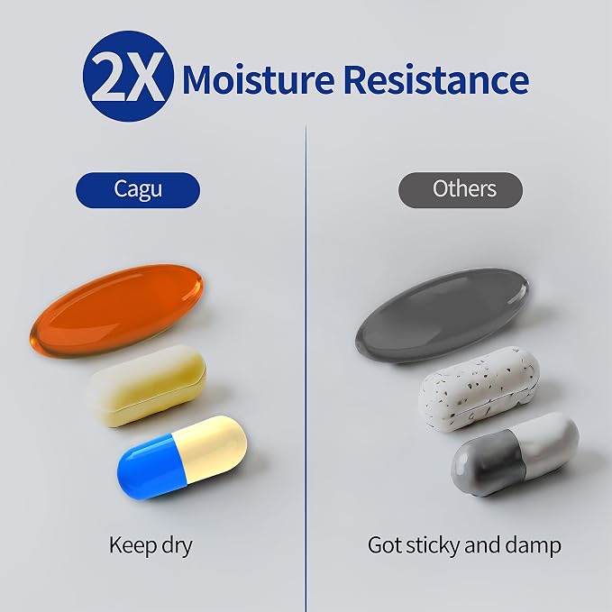 Weekly Pill Organizer, 7-Day Aluminum Case - Image 2