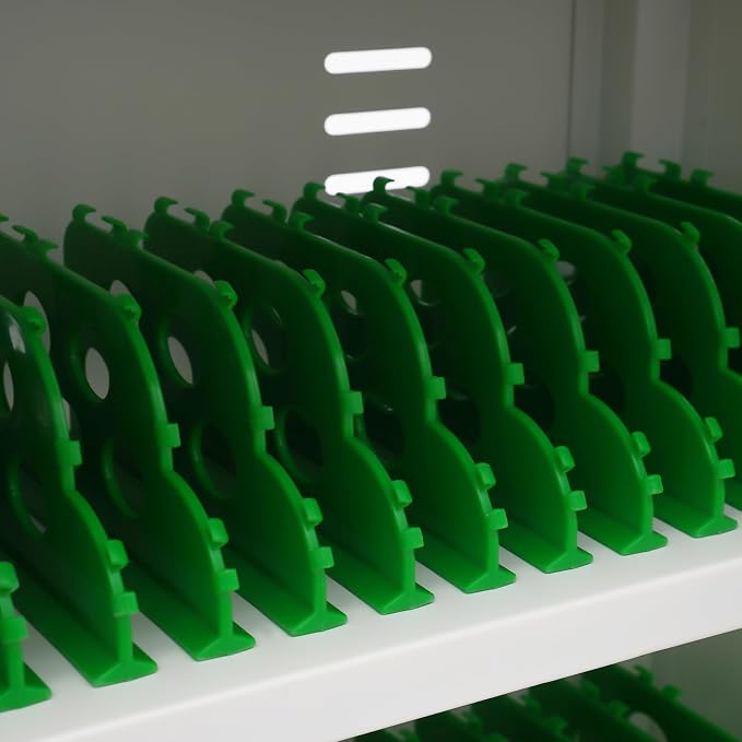 30 Slots Cell Phones Charging Station, Rechargeable Cellphone Locker Storage - Image 6